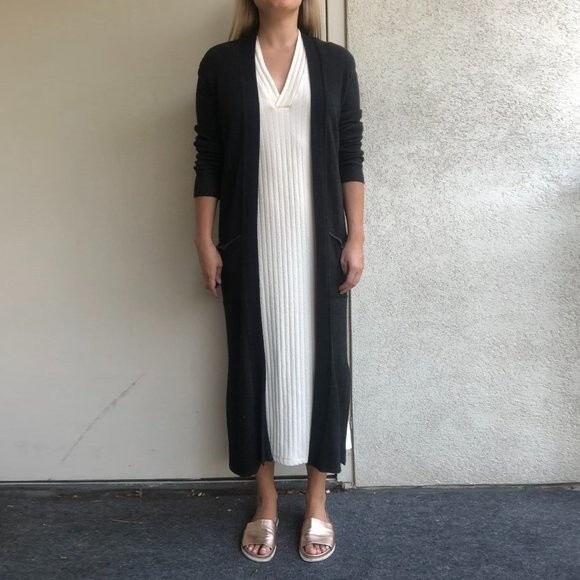 Zara Maxi Cardigan - Dark Green - S + 2 OUTFIT OPTIONS - Picture 8 of 9